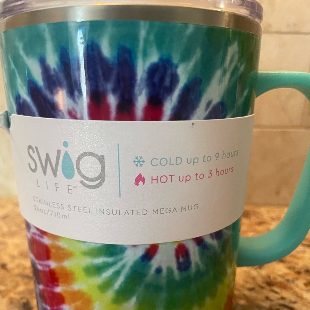 Brand new Swig Life stainless steel insulated mega mug 24 oz